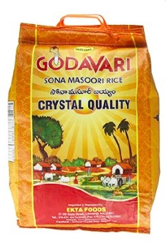 Godavari SonaMasoori Rice 20lb