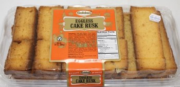 Golden Eggless Cake Rusk 350g