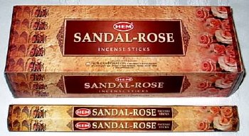 Hem Sandal-Rose Incense Stk