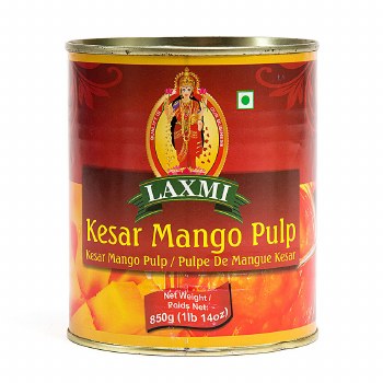 Laxmi Kesar Mango Pulp 850G
