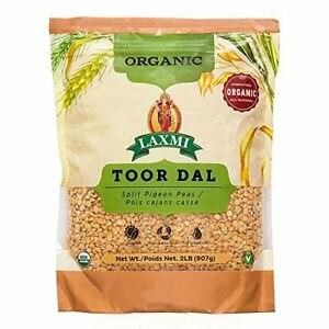 Laxmi Organic Toor Dal 2lb