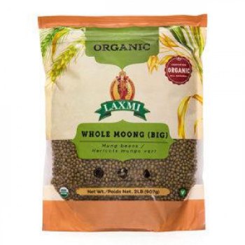 Laxmi Organic Whole Moong 2lb