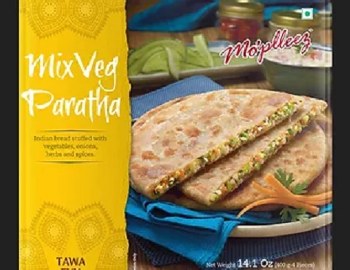 Moplleez Mix-Veg Paratha 400g