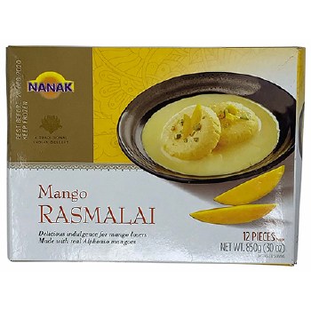 Nanak Mango Rasmalai 12Pcs
