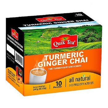 Quik Tea Turmeric Ginger 10ct