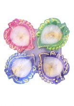 Diamond Andhra Wax Diya 4pcs