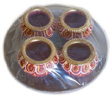 Jagmag Matki Wax Diya 5pcs