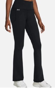 UA Motion Flare Pant XS Black