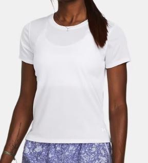 UA Launch Shortsleeve L White