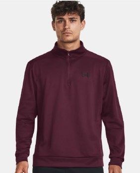 UA Armour Fleece 1/4 Zip M Mar