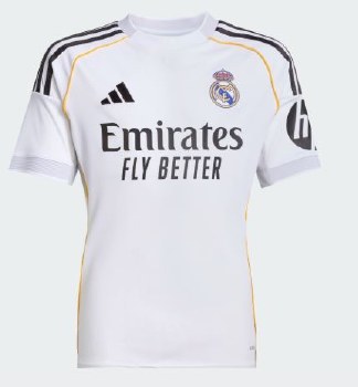 Real Madrid Home Jersey 7/8 Wh