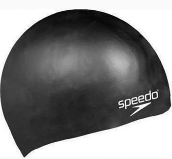 Speedo Moulded Silicone Cap Ad