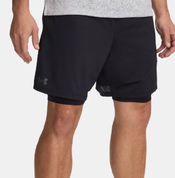 UA Tech Vent 2in1 Short Mens L