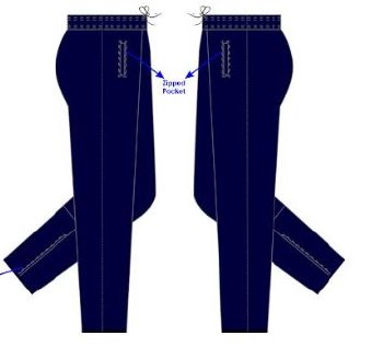 SCHOOL PANTS ADULT S SKINNY