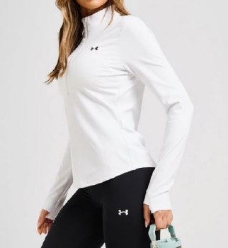 UA Motion 1/2 Zip EMEA M White