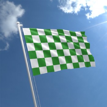 CHECKERED FLAGS 5X3 5X3 GREEN/