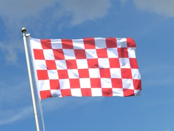 CHECKERED FLAGS 5X3 5X3 RED/WH