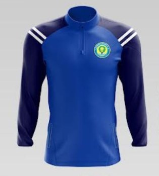 Cloontuskert 1/2 Zip 3/4 Navy/