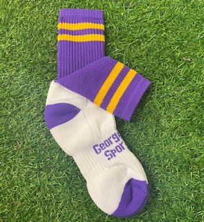 Club Sock XSmall Purple/amber