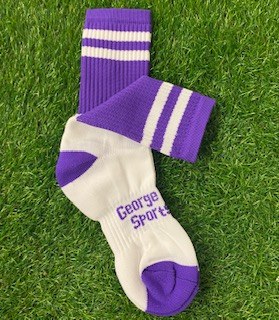 Club Sock XSmall Purple/white