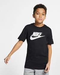 Nike NSW Tee Kids M Black/whit