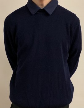 Glenfinnan Crew Jumper M Navy