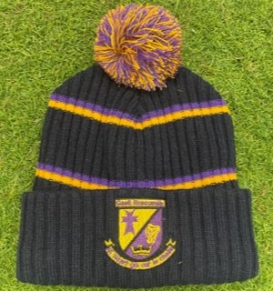 Ros Gaels Fleece Bobble Hat On