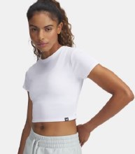 UA Rival Rib Baby Tee Womens S