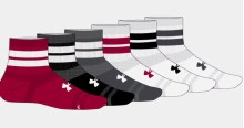 UA Essential 6pk Qtr S Red