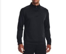 UA Armour Fleece 1/4 Zip L Bla