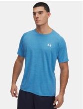 UA  Tech Textured SS M Blue
