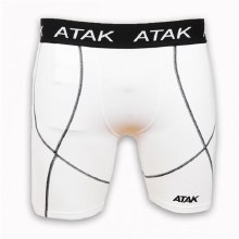 Atak White Compression Shorts