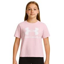 UA Tech Mesh SS Girls YS Pink