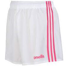 ON Mourne Shorts 28 White/Pnk