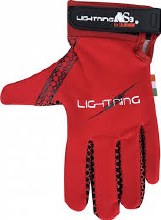 Lightning AS3 Gloves M Red/Whi