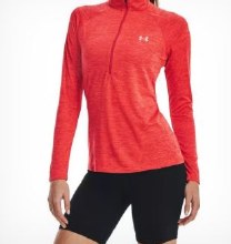 Tech1/2 Zip Twist L Red