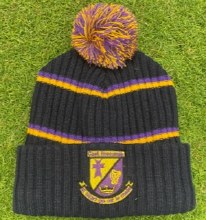 Ros Gaels Fleece Bobble Hat On