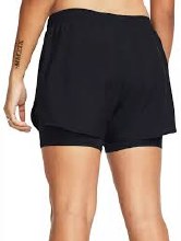 Additional picture of UA Fly-By 2-in-1 Shorts S Blac
