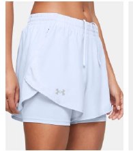 Additional picture of UA Fly-By 2-in-1 Shorts XS Lig