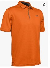 Additional picture of UA Tech Polo XL Orange