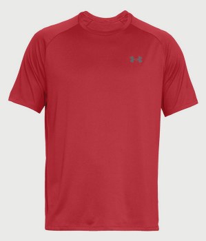 UA TECH 2.0 SS TEE L RED/GRAPH