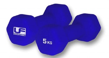 UF Hex Dumbbells pair 2x5kg Mu