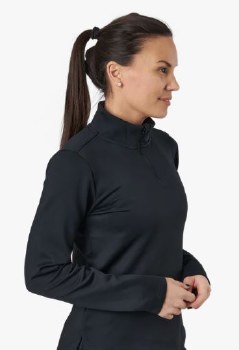 W NK ONE TF STD LS HALF ZIP L