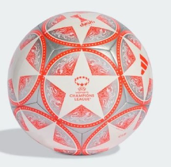 Adidas Womens UCL Ball 5 Silve