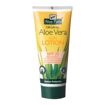 Organic Aloe Vera Sun Lotion Spf 25