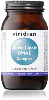 Viridian | Alpha Lipoic Acid 200mg DMAE | 90 Capsules