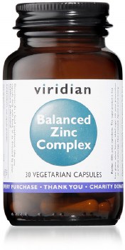Viridian | Balanced Zinc 15mg Complex | 30 Capsules