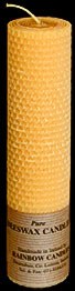 3 Beeswax Pillar Candle