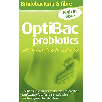 Optibac | Bifidobacteria &amp; Fibre | 10 Sachets
