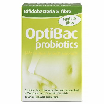 Optibac | Bifidobacteria &amp; Fibre | 30 Sachets
